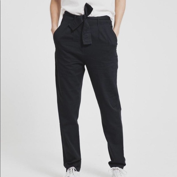 Thinking MU Organic Cotton High-waisted Trousers - Picture 1 of 8